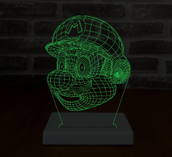 Luminária LED  - Super Mario