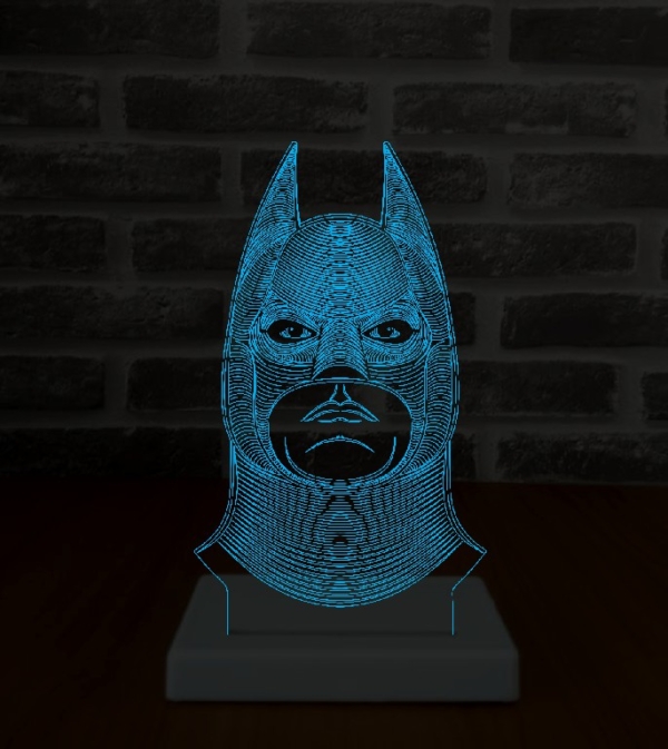 Luminária  LED - Batman face