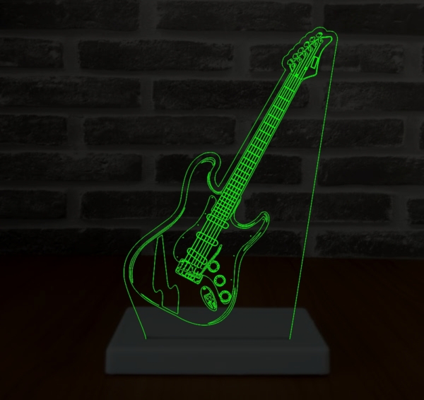 Luminária  LED - Guitarra