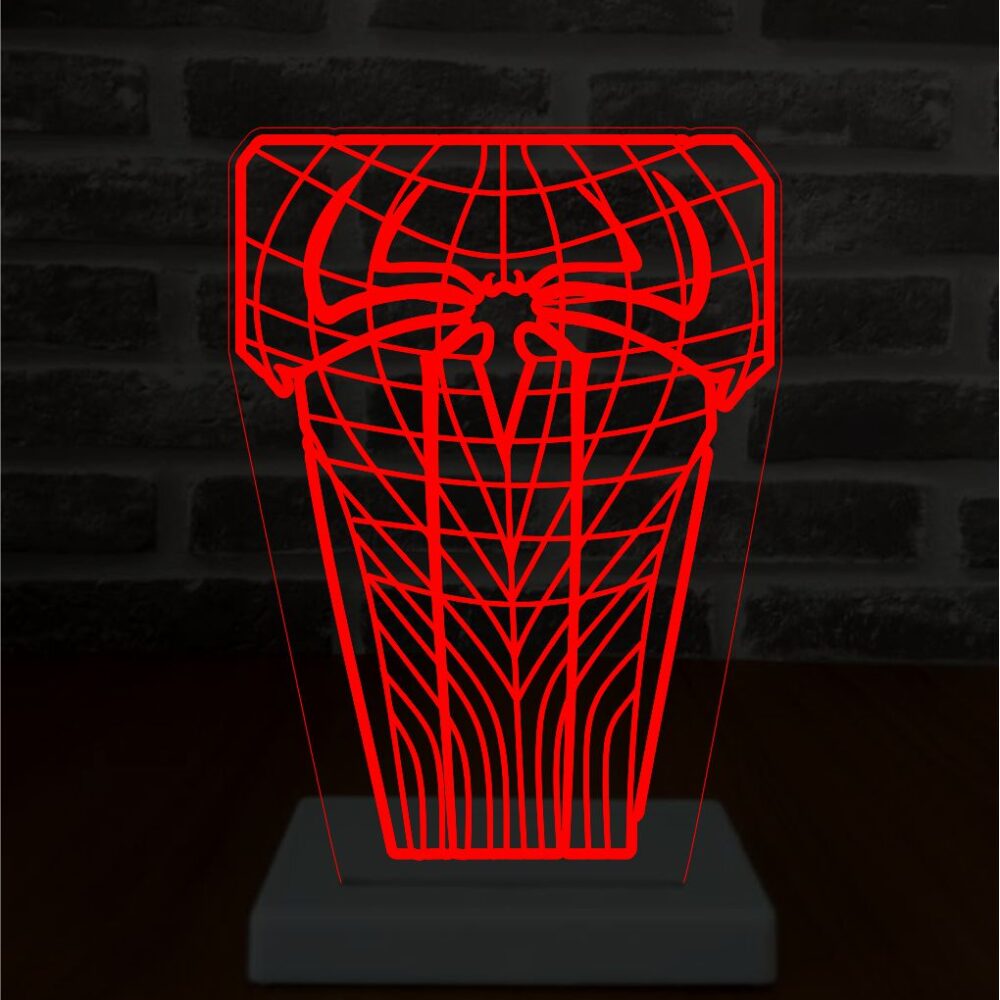 Luminária  LED - Homem Aranha teia