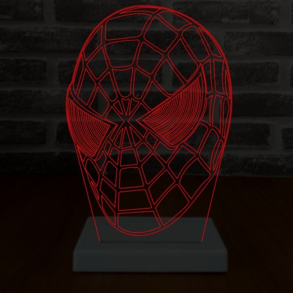 Luminária  LED - Homem aranha 3